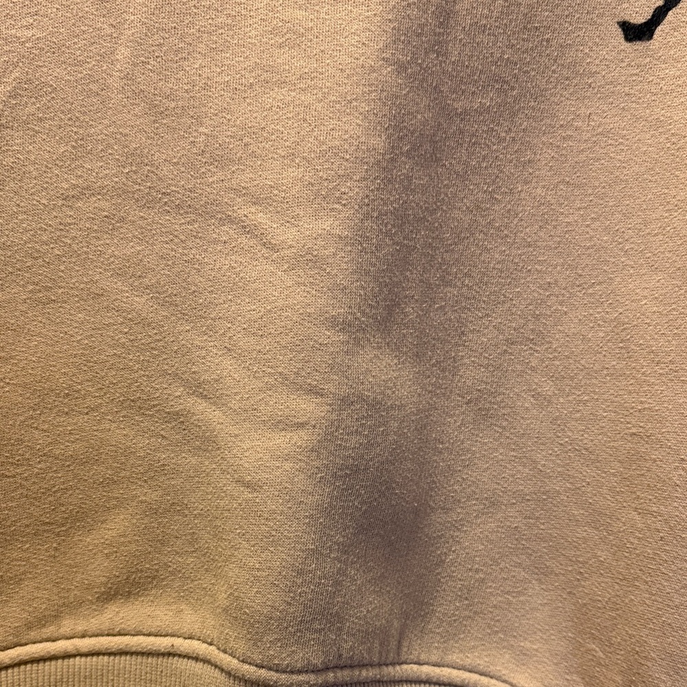 Wild Fable Brown Cropped Sweatshirt with Black Bow - Picture 3 of 7